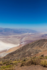 Fototapeta na wymiar Badlands from Dante's View Death Valley USA