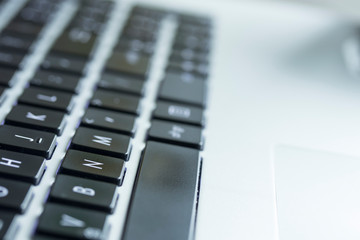 Computerkeyboard backlit keys