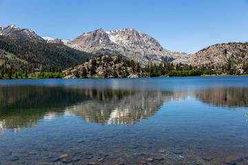 Gull Lake in Mammoth Lakes area USA