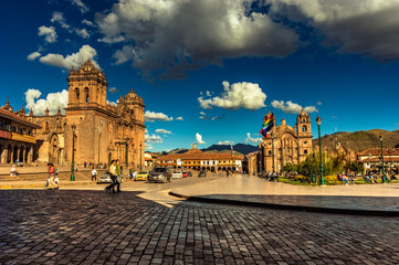 Plaza de Armas in Cusco, Peru.