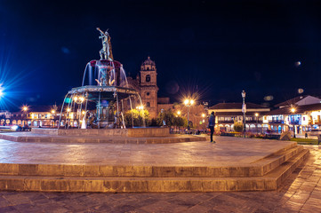 Fototapeta na wymiar Plaza de Armas in Cusco, Peru.