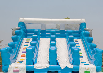 inflatable slider water