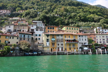 Fototapeta na wymiar Gandria on Lake Lugano, Switzerland
