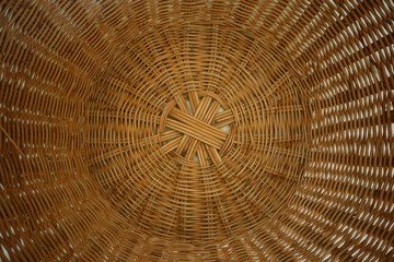 Texture of wicker basket 