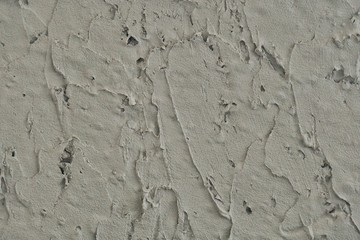 Textured on concrete wall