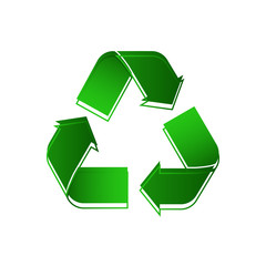 Fototapeta premium Recycle symbol for environmental conservation
