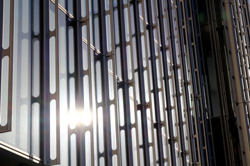 Obraz premium Abstract city texture taken close-up to the building outer wall