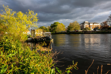 Thames Riverside of Richmond, London, England, UK