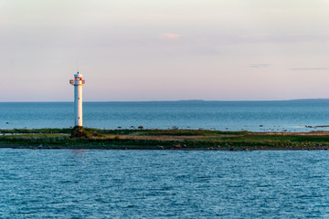 panoramic sea beach view in summer