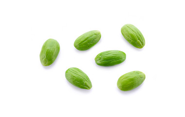 Bitter bean isolated on white background