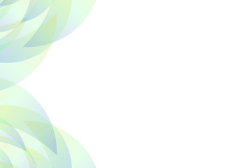 pastel blue green petal abstract background, simple curve layer template, multicolor transparent backdrop, vector illustration