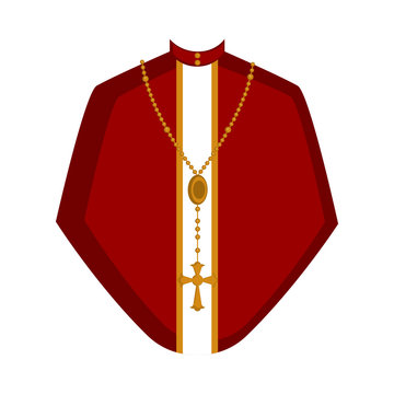 recommend clip art: Isolated cassock image. Catholic priest. Vector illustration design