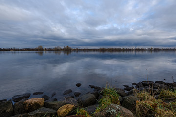 panoramic sea beach view in summer
