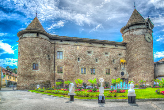 Palace de Morges in Switzerland
