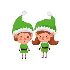 couple of elves moving avatar character