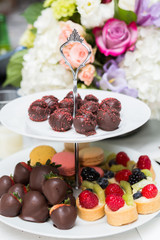 Dessert platter