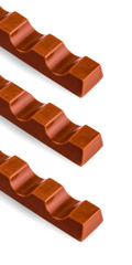 The Chocolate Bar Isolated On White Background