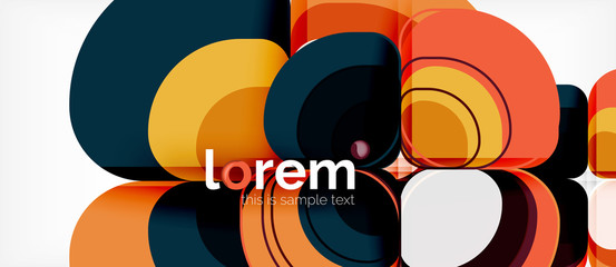 Geometric modern abstract background