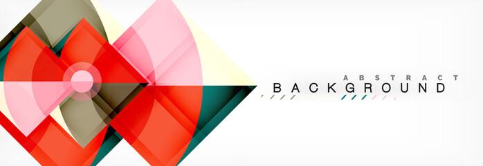 Modern geometric abstract background