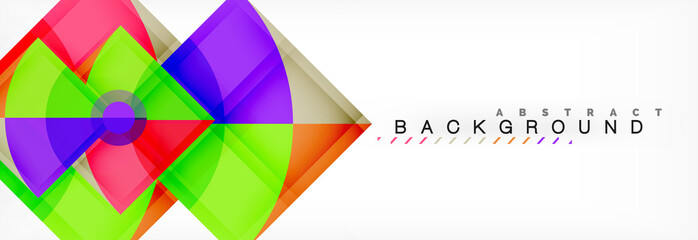 Modern geometric abstract background
