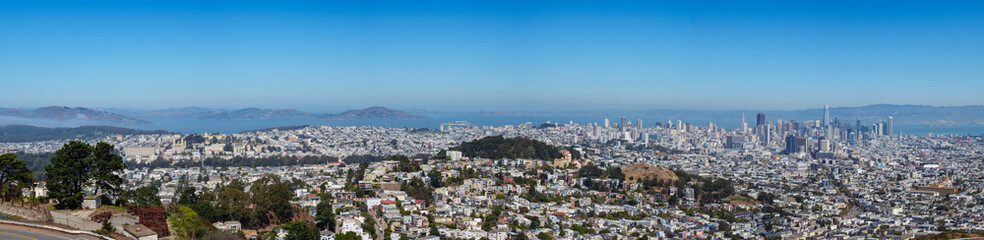 Fototapeta na wymiar Panorama of San Francisco