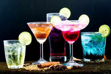 alcoholic summer drinks and cocktail party