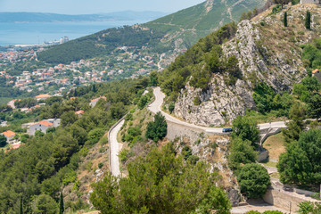 Fort Klis in der nähe von Split in Kroatien