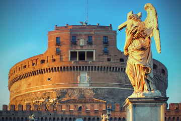St. Angelo castle. Rome, Italy