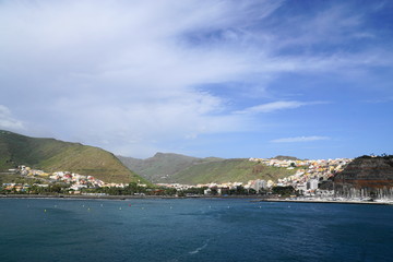 Naklejka premium Titel: la gomera,san sebasdtian