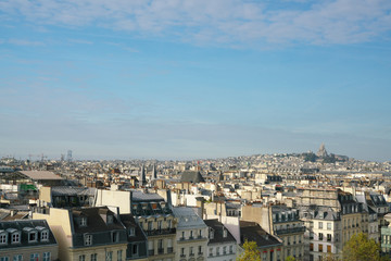 Paris,France-October 17,2018: Paris skyline in the afternoon

