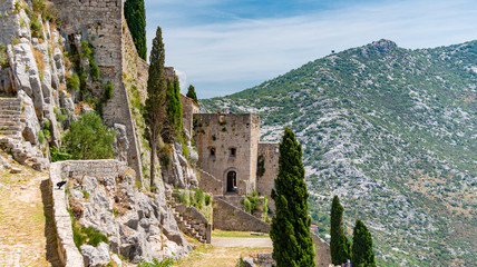 Fototapeta premium Fort Klis in der nähe von Split in Kroatien