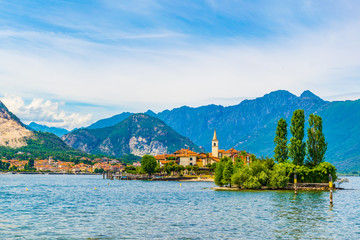 Isola Superiore dei pescatori at Lago Maggiore, Italy
