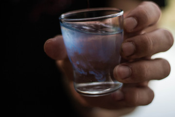 Wasserfarbe - Glas
