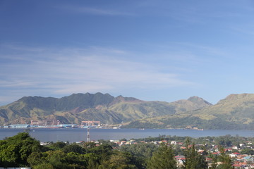 Fototapeta na wymiar Subic Bay, Barretto, Schiffwerft, Zambales, Philippinen