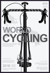 Cycling Poster Design Template Vector Illustration