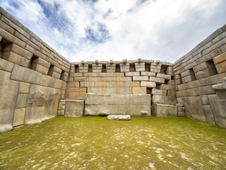 The Machu Picchu main temple