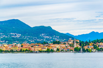 Cityscape of Verbania, Italy
