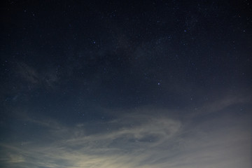 Obraz na płótnie Canvas Sky floor at night