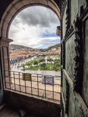Plaza de Armas of Cusco from the