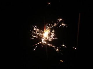 firework at night