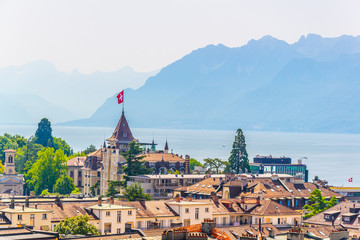 Panorama of Lausanne, Switzerland