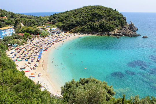 Greece vacation, Sarakiniko beach near Parga