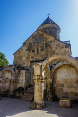 Naklejka premium Haghartsin Monastery Church and Pillar