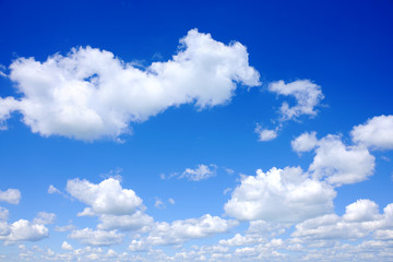Fototapeta premium Blue sky and white clouds
