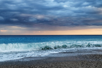 Sky and sea before the storm