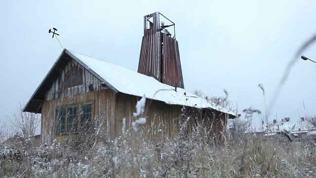 Salt factory Drohobych.Lviv region.The plant has been operating since 1250.Salt mine with a depth of 60 meters, from where pump brine