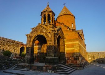 Fototapeta na wymiar Khor Virap Church Picturesque View