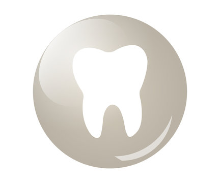 Dental Clinic logo. Heals teeth icon. Dentist office. Vector flat illustraton