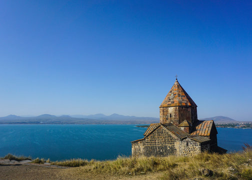 Lake Sevan Sevanavank Church Scenery