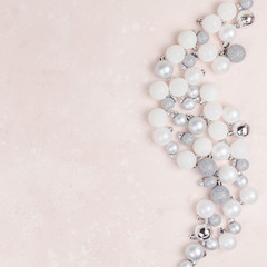 New Year or Christmas decoration background